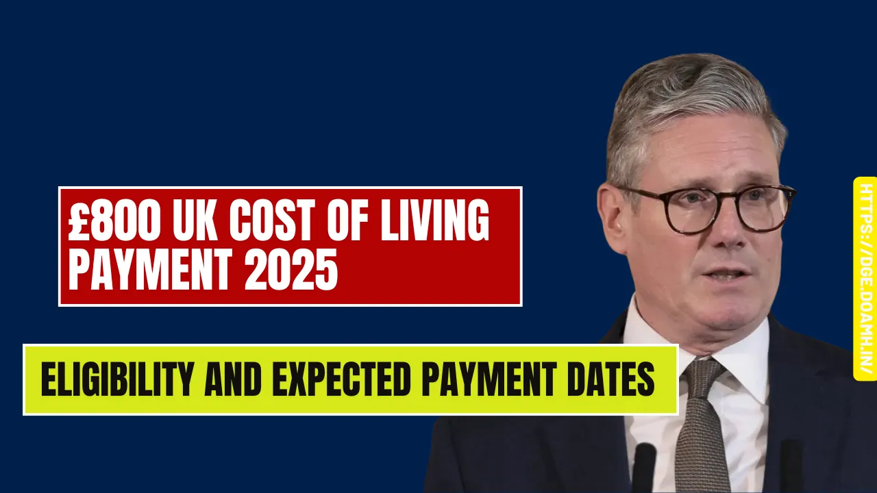 £800 UK Cost of Living Payment 2025