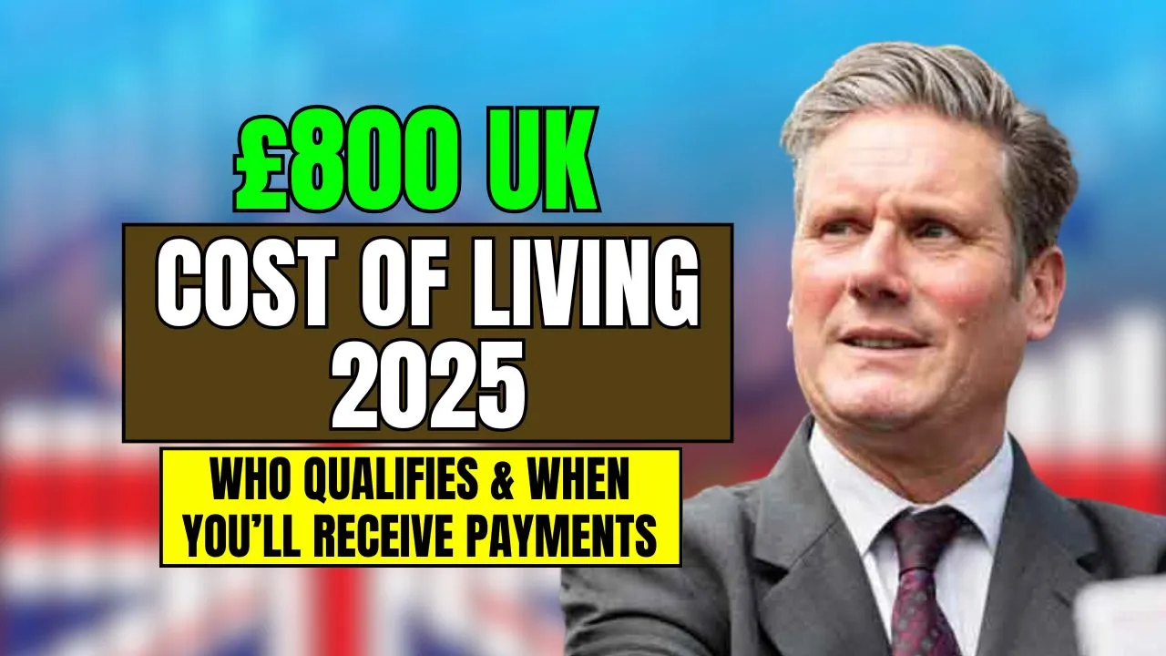 £800 UK Cost of Living 2025