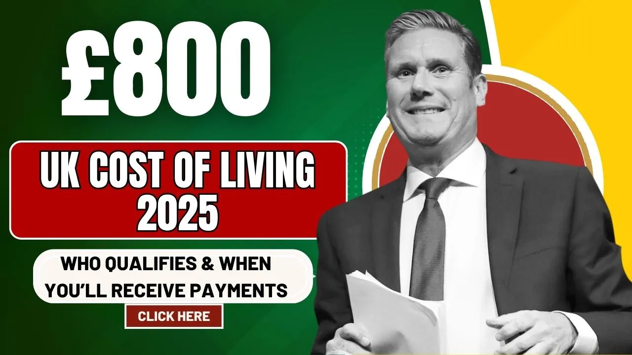 £800 UK Cost of Living 2025