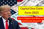 Capital One Claim Form 2025