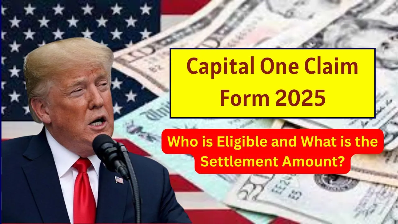 Capital One Claim Form 2025