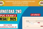Karnataka 2nd PUC Exam 3 Result 2025