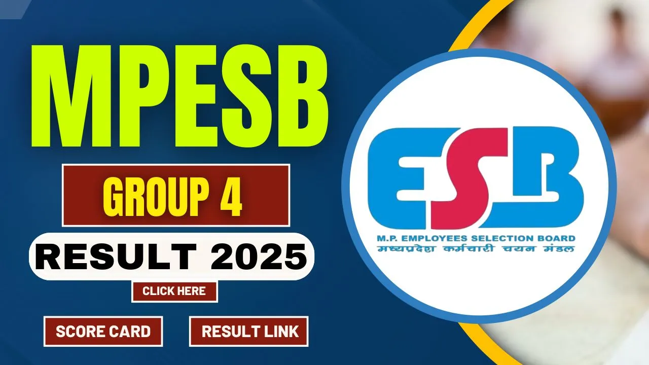 MPESB Group 4 Result 2025