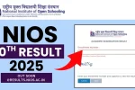 NIOS 10th Result 2025
