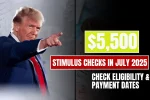 Stimulus Checks in July 2025