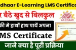 Aadhaar E-Learning LMS Certificate