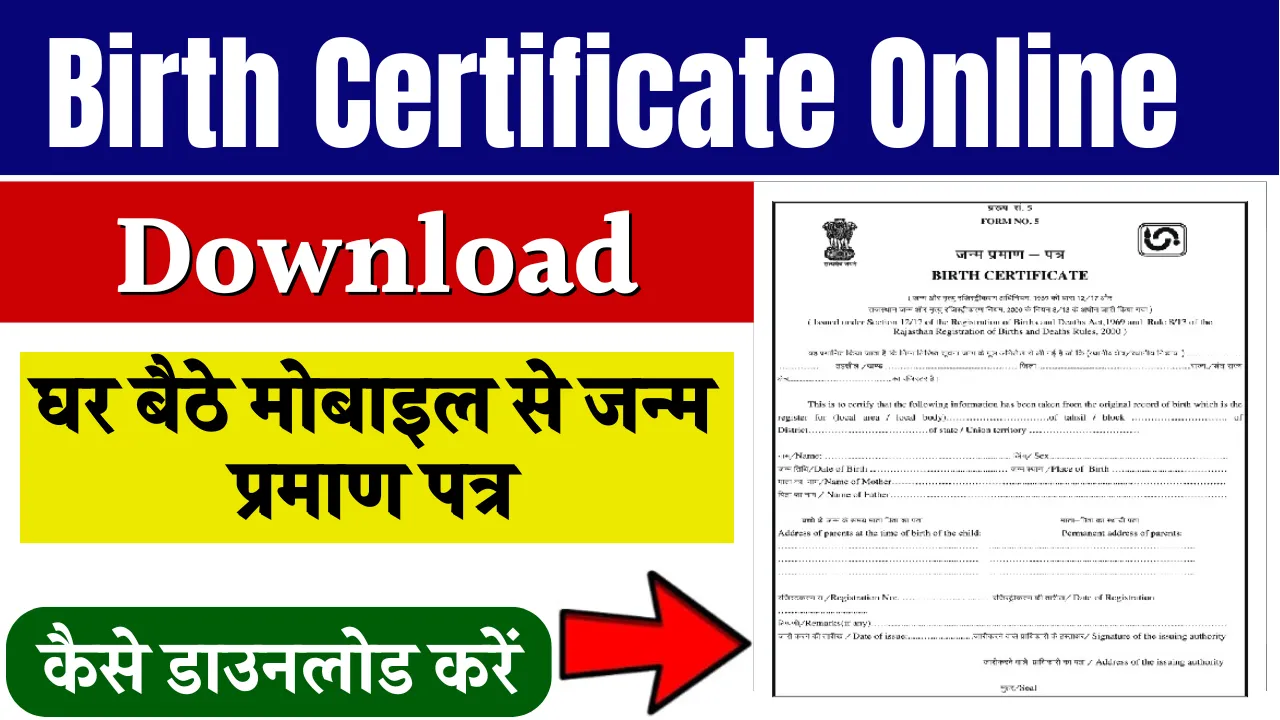 Birth Certificate Online Download
