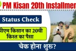 PM Kisan 20th Installment